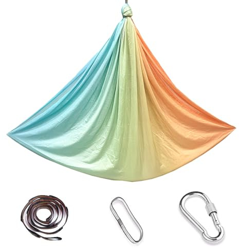 Hängematte Aerial Yoga Set, Bis 200kg belastbar,Klein,Farbe,150x280CM
