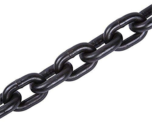 5m x 6mm Plastic Barrier Chain Link Warning Safety Decorative Garden Black