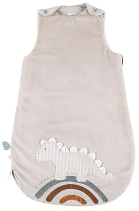 Noukie's NOUKIES Vintersovsäck 0–6 månader (70 cm), TOG sovsäck 2–3,5 – dragkedja – polyester/bomull – Stegi & Ops beige