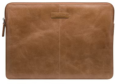 dbramante1928 - Skagen Pro - Laptophülle - Kompatibel für MacBook Pro 15 Laptop/MB Pro 16 (2021) - Laptop-Hülle - Sleeve/Laptop Tasche Mit Reißverschluss - Hochwertigem Leder - Tan 2nd