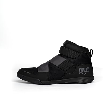 Everlast Powerlock X-Trainer Boxing Shoes | Black Size 10