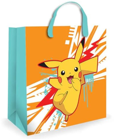 Danilo Promotions LTD Lot de 5 sacs cadeaux Pokémon sur le thème Pokémon, parfaits pour les fêtes d'enfants et les anniversaires