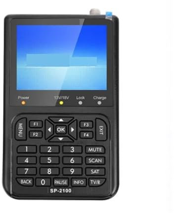 Receptor de satélite SP-2100 HD acm Sat Finder DVB S/S2 Medidor de buscador de satélite digital Pantalla LCD de 3,5 pulgadas para Antenas de Sistemas de Recepción Remota