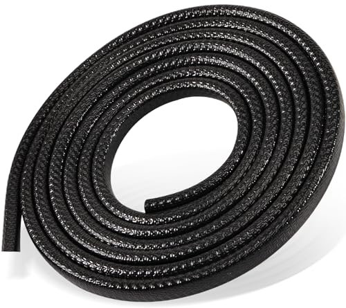 Joycabin 10M Kantenschutz Autotür, Auto Kantenschutz Gummi mit Stahleinlage, Klemmbereich 1-3 mm,U-Form kantenschutzprofil für Die Meisten Autos Blechverarbeitung Bootsbau Handwerk Haushalt (Schwarz)