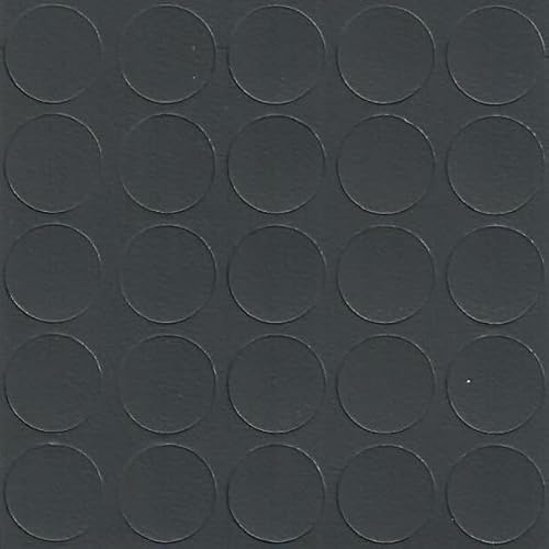 Anthracite 14mm Self-Adhesive Furniture Screw Hole Cover Caps 25 Pcs, Acrylic, Durable, Thin, Perfect for Shelves, Camlock, Confirmates, Egger Compatible