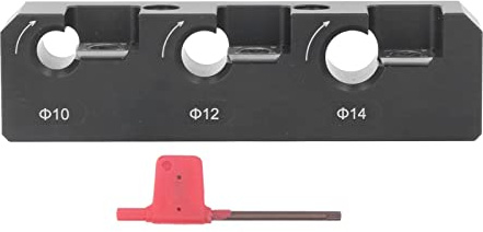 Electric Drill Milling Dowel Round Rod Auxiliary Tool, Woodworking Dowel Jig, Aluminum Alloy Dowel Maker with Wrench, Universal Woodworking Tool for Home and Professional Use