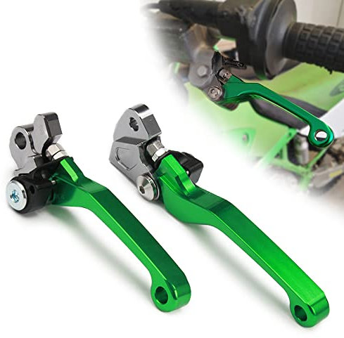 Motorrad Bremshebel Kupplungssatz Links rechts für KX65 KX85 KX125 KX250 KX250F grün