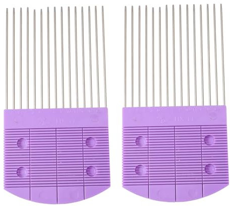 NUOBESTY 2pcs Quilling Combs Paper Quilling Craft Tools DIY Accessories for Card Making and Paper Crafts