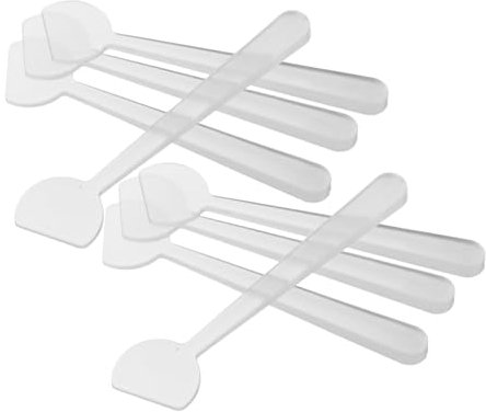 FOMIYES 100pièces Spatule Cosmétique Pour Crème Visage Cuillère à Masque Facial Petite Spatule Plastique Pour Mélanger Maquillage Et Soins De Peau