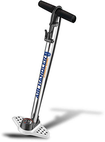 BIKETUBE Air Handler Bike Floor Pump with Industrial Gauge