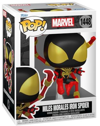 Funko Pop! Marvel: SP Comics - Miles Morales Iron Spider is - 1/6 Quote Für Seltene Chase-Variante - Marvel Comics- Vinyl-Sammelfigur - Geschenkidee - Offizielle Handelswaren