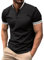 NRTOTI Herren Poloshirt Longshirt Atmungsaktiv Business Hemd Einfarbig Tshirt Schwarz Männer Sommer Freizeit Unterhemd Langarm Lange Unterhemden Hochwertige & nachhaltige Herren-Bekleidung I Workwear