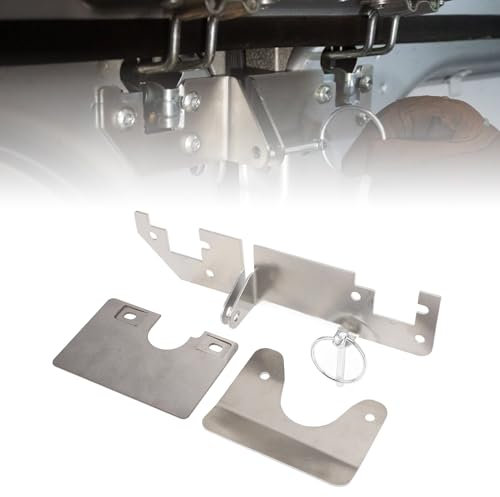 Butée de Porte, Kit de Protection contre le Cambriolage, Antivol en Acier Inoxydable, Protection Anti-effraction de Porte Arrière côté Conducteur pour Camping-car Ducato Prickstop