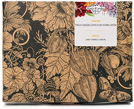 Frühlingsblüher zum Verwildern - Samen-Geschenkset mit 4 besonderen Blumensorten