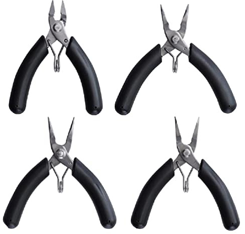 Alicates de corte de metal y caucho, excelentes alicates de punta larga para cortar pilers de aguja de nariz