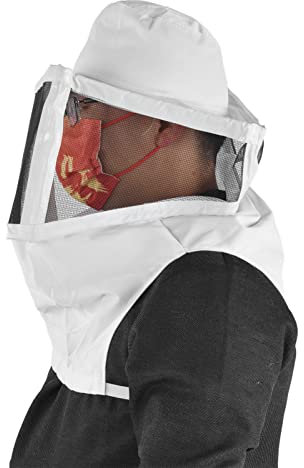 CHEOTIME Weißer Imker Imkerhut, Imker Imkermütze mit Kopfnetz, Gesichtsschutz aus Netzgewebe, Outdoor Angelausrüstung, Imkereibedarf