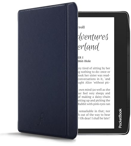 Forefront Cases Fodral för PocketBook Era och PocketBook Era Color (Färg) (utkommen 2022, 2024) - Tunn, Lätt, Skydds-Fodral mid Automatisk Sömn/Väckning funktion (Skal) - Marinblå