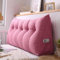 AHSBND Rückenstützkissen Rückenkissen Bett Sofa Langkissen Lesekissen for Bett Und Sofa Rückenkissen Keilkissen Sofa Bettkissen(Rose red,120 * 50 * 20cm)