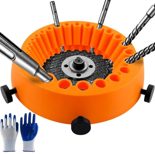 Herramienta para Afilar Brocas Juego de Amoladora de Taladro Universal con Guantes para Brocas de 2 a 13 mm, para Amolar Amoladora de 125 mm