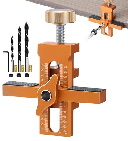 Pinces d'installation de l'armoire, gabarit de montage de porte d'armoire,Craignes d'armoires en en aluminium | Clip de fixation de modèle de forage de trou lourd pour décoration domestique