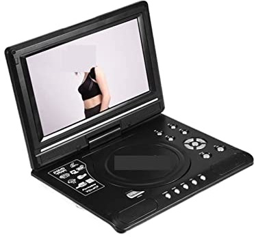 Videospelare, 9,8 tums bärbar DVD-spelare for hemmabil VCD CD-spel TV-spelare USB-radioadapter