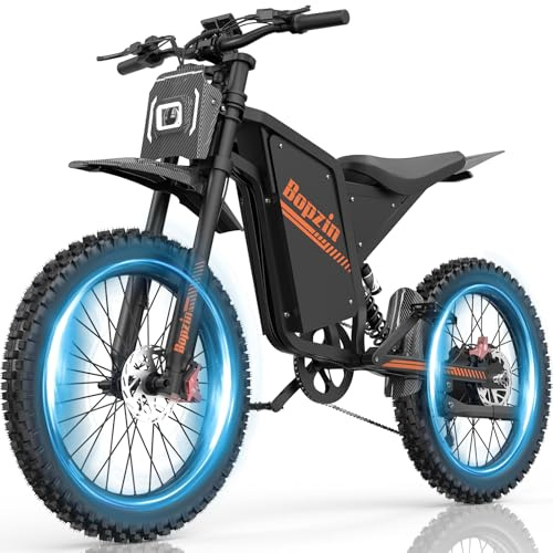 YVY Q8 Vélo Électrique, Autonomie 180km, Batterie Amovible 60V 35Ah, Moteur 200Nm, Fat Bike Électrique, 25 VTT Électrique, E-Bike Double Suspension, Double Hydraulique Disque, Écran LCD