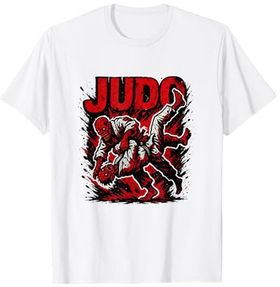 Love Judo Maillot de Sport pour Homme et garçon T-Shirt