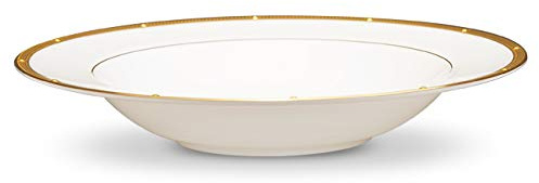 Noritake Rochelle Gold Plato de sopa de 22,8 cm, 12 onzas