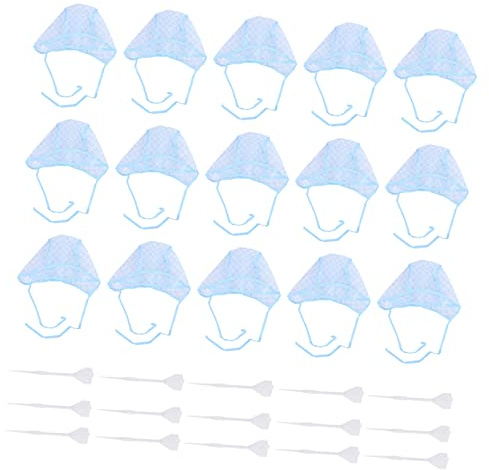 TOVINANNA 15juegos Gorro Para Mechas Peluquería Con Kit Tinte Cabello Diy Resalta Color Fácil Uso Profesional y Hogar