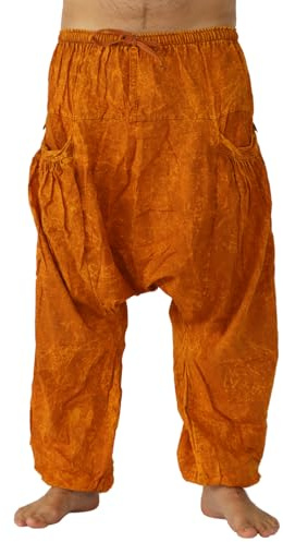 PANASIAM Chill pants, stonewashed orange, L