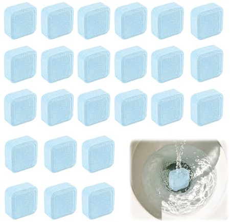 24 Piezas Pastillas Limpiadoras WC Activos, Limpieza Cisterna WC, Limpiador Para Inodoros Y Urinarios, Bloques De Limpieza Para Inodoros, Activos Urinario Pastillas Limpiadoras
