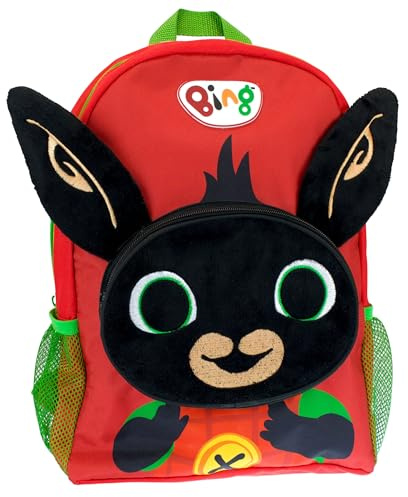 Bing Zaino Borsa Bambino Con Orecchie 3D | Borsa Bimbo Asilo | Zaino Per La Scuola Taglia Unica