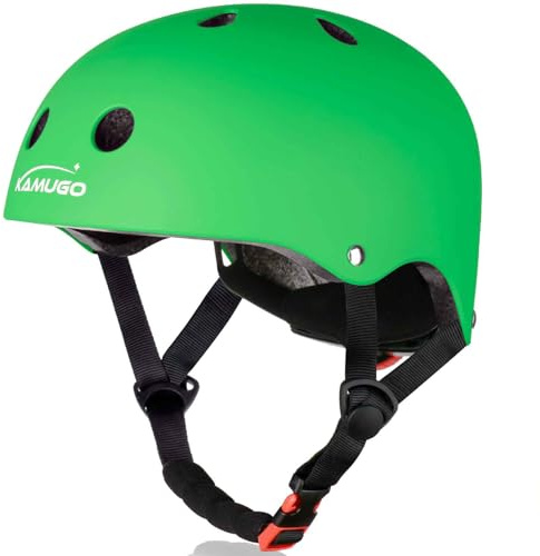 KAMUGO Kids Adjustable Helmet, Suitable for Toddler Kids Ages 2-8 Boys Girls, Multi-Sport Safety Cycling Skating Scooter Helmet (Mint Green, Small)