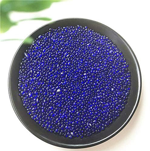 50 g 2-5 mm K5 vetro blu cobalto ghiaia smalto pietra roccia polacco acquario esemplari cristalli minerali