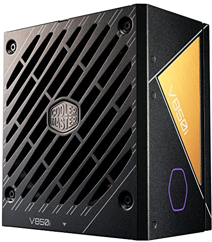 Cooler Master V850 Gold i Multi-Netzteil – 850 Watt PC-Netzteil, 80 Plus Gold, vollständig modular, halbdigital, ATX 3.0-Unterstützung, leiser 135mm FDB-Lüfter, Smart Thermal Control, MasterPlus+