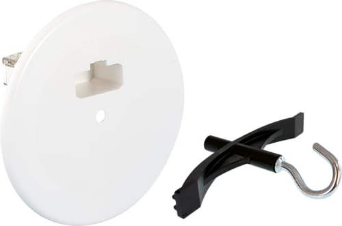 EUR'OHM Kit accessoires de fixixation luminaire + couv DCL d 120 - Câble gaine et connectique