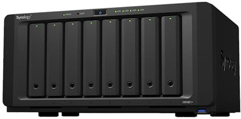 Synology DS1821+ 96TB 8 Bay Desktop NAS Solution installed with 8 x 12TB HAT3300 Drives