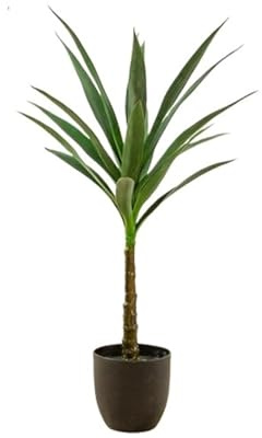 Konstgjord Växt Konstgjord Träd Konstträd Artificiellt Träd Dracaena Faux Plant Indoor Outdoor Decor, Yucca Tree För Hemmakontoret Falska Träd Konstgjorda Träd (Size : 90cm)