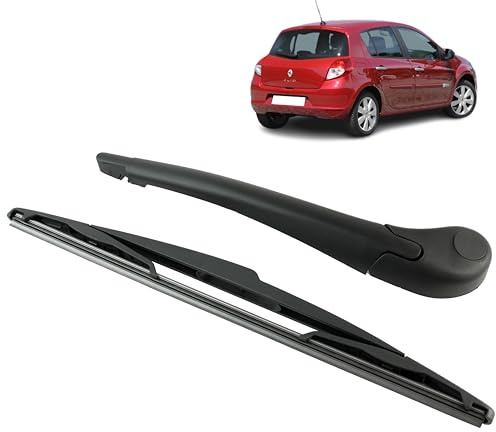 Brazo limpiaparabrisas trasero compatible para Clio 3 (2005-2014) CON ESCOBILLA TRASERA. 7700433319 | 7701059392