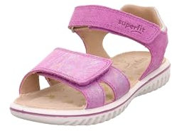 Superfit Mädchen Sparkle Sandale, Lila Silber 8500, 37 EU