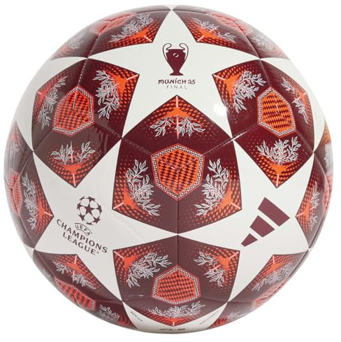 adidas UEFA Champions League Club Ball JH1284, Unisex Footballs, Red, 5 EU