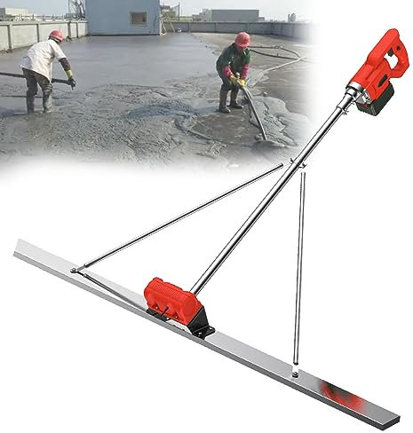 Kit Vibrante massetto calcestruzzo Massetto in Potente Strumento elettrico per la finitura del calcestruzzo, utensile vibrante per massetto elettrico commerciale per la lavorazione del calce