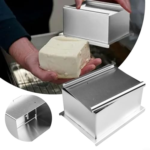 Tofu Crafting Made Easy - Prensa de acero inoxidable resistente y paño absorbente suave (grande)