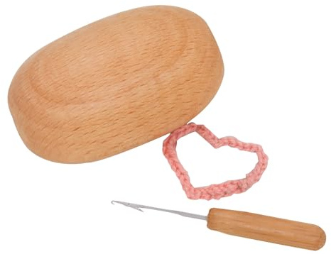 Holz Darning Egg - Stabiles Stopfei für Socken und Textilien, Glattes Nähwerkzeug für Handarbeit | DIY Nähset für Kleidung, Stopfen und Reparaturen, Tragbare Handarbeitsausstattung für Heimgebrauch un