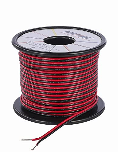 TUOFENG 22 Gauge Electric Wire 30 Meter Roll 2 Pin Extension Cable 12V Cable Wire for LED Strip Light 3528 5050