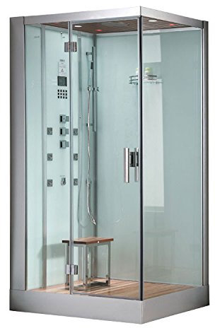 AWT Dampfdusche DZ959F8 weiß/120x90/links