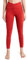 QUEENIEKE Sport Leggings Damen V Cross High Waist Yogahose Lang Sportleggings Blickdicht Bund Bauchkontrolle Leggins mit 3 Taschen Gym Yoga Fitness Farbe Hellrot Größe XXL