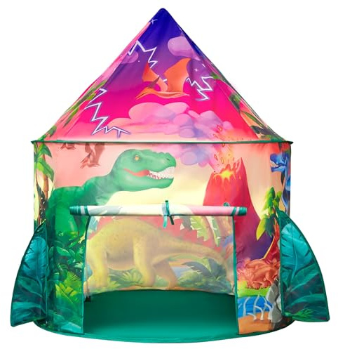JOYIN Tienda de Juegos para niños Dinosaur Discovery, Tienda de campaña emergente con Dinosaurios para niños, una Extraordinaria Tienda de campaña con Dinosaurios para Aventuras