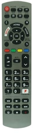 ATOMUSERLY 1 Control Remoto for televisor LCD N2QAYB001111 TX-40EX600E TX-40EX600B TX-49EX600E TX-49EX600W TX-49EX600H TX-49EX600Z