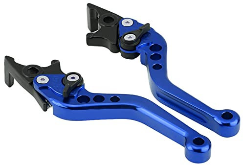 Akozon Levier frein bleu sherco + Bremshebel, 2 Stück Universal Modified Doppelscheibenbremshebel für Dirt Bike Scooter(Blau)